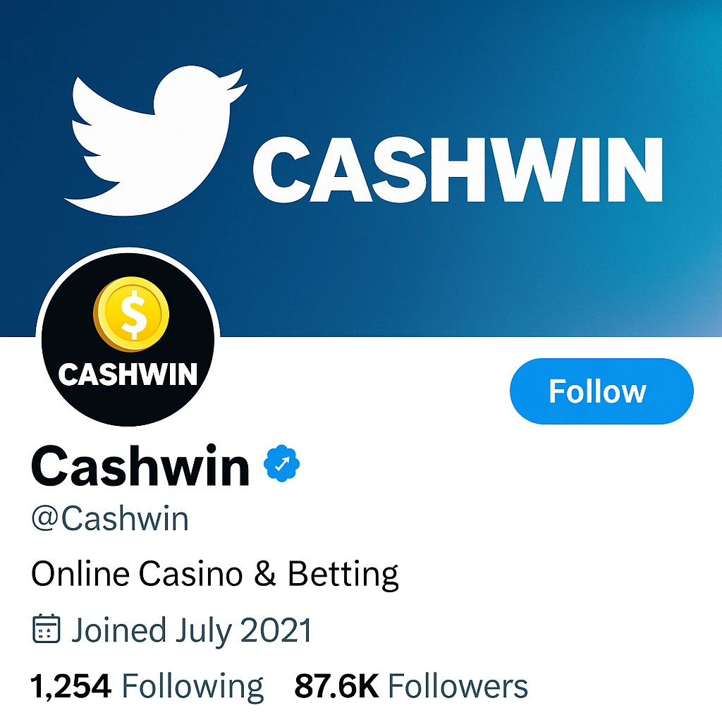 Cashwin Twitter Kanalı Cashwin Twitter Kanalı Türkiye