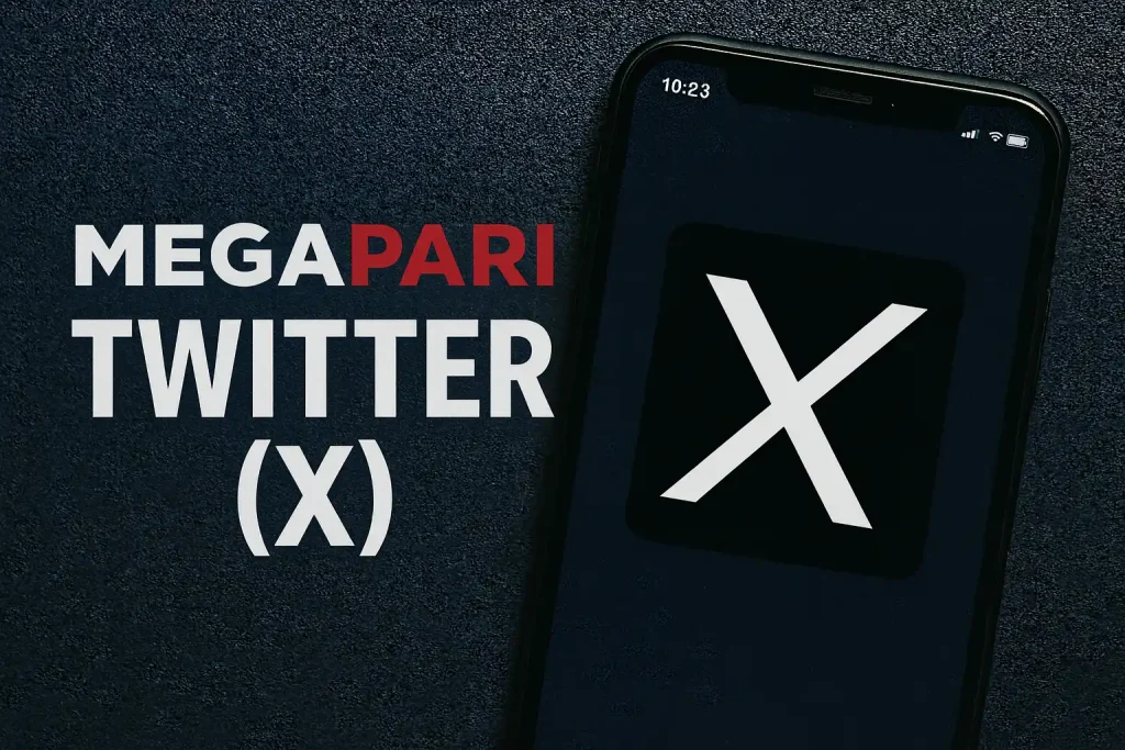 Megapari Twitter resmi hesap Megapari Twitter hesabı telefonda